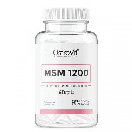МСМ OstroVit MSM Supreme Capsules 1200 60 капсул