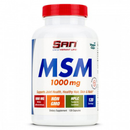 МСМ San MSM 1000 mg 120 капсул