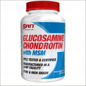Витамины для суставов SAN Glucosamine-Chondroitin-MSM 90 таблеток