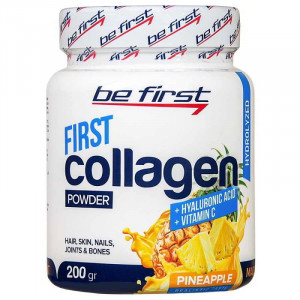Коллаген Be First Collagen + hyaluronic acid + vitamin C 200гр Ананас
