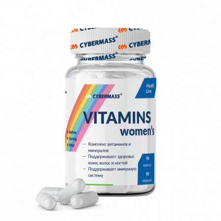 Витамины женские Cybermass Vitamins womens 90 капсул