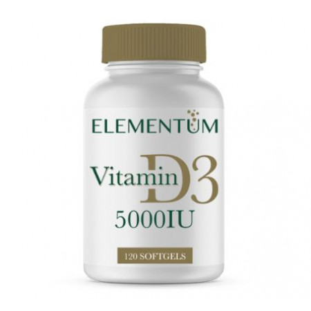 Витамин Д-3 ELEMENTUM D-3 5000 IU 120 капсул