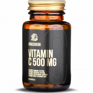 Витамин-С GRASSBERG Vitamin C 500мг 60 капсул