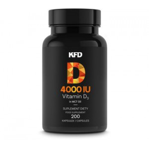 Витамин Д-3 KFD Nutrition Vitamin D3 4000 200 капсул