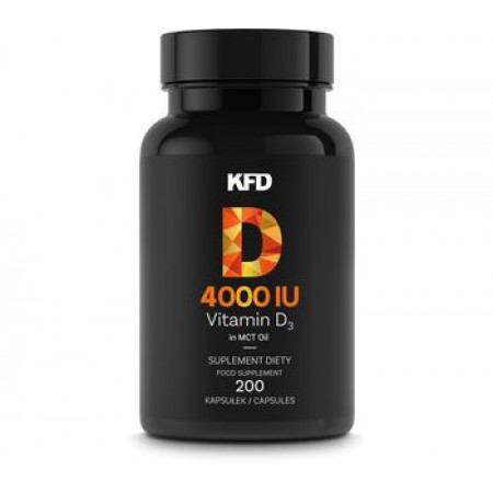 Витамин Д-3 KFD Nutrition Vitamin D3 4000 200 капсул
