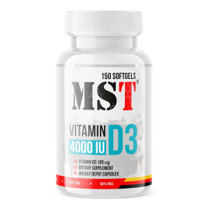 Витамин Д-3 MST Vitamin D3 4000 IU 150 капсул