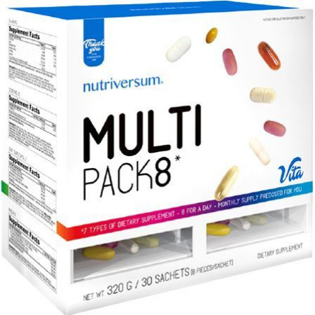 Витамины общие Nutriversum Multi Pak 8 30 пакетиков