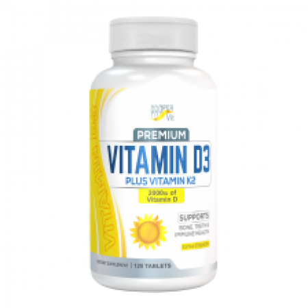 Витамин Д-3 Proper Vit Vitamin D3 2000 IU + K2 120 chewtab cherry