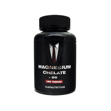 Магний RAVNUTRITION Magnesium chelate 400 + B6 120таб