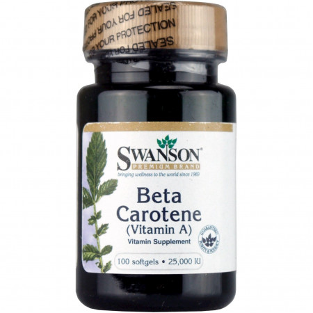 Витамин A Swanson Beta-Carotene 10,000 IU  100 капсул