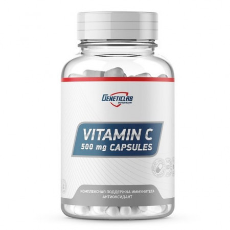 Витамин С GeneticLab Vitamin C Аскорбидол 60 капсул