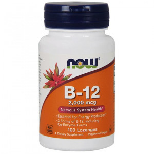 Витамин Б-12 NOW B-12 2000mcg 100 таблеток
