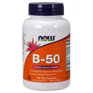 Витамин-Б Now B-50 complex 100 таблеток