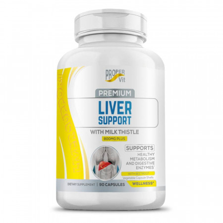 Для печени Proper Vit Liver Support+Milk Thistle 800 mg 90 капсул