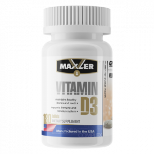 Витамин Д-3 Maxler Vitamin D3 180 таб