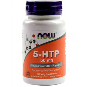 NOW 5-HTP 50mg 30 капсул